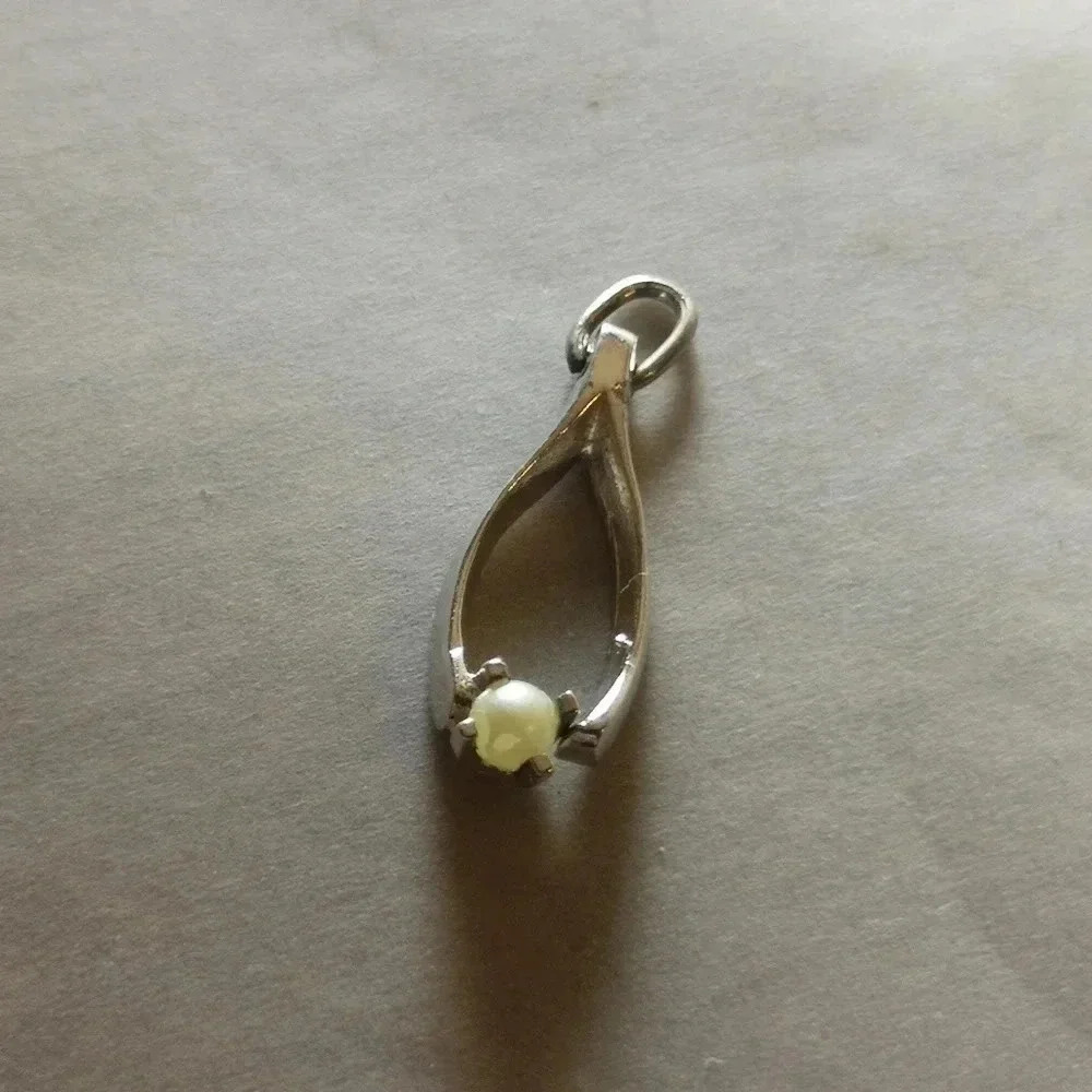 925 pearl pendant or  charm